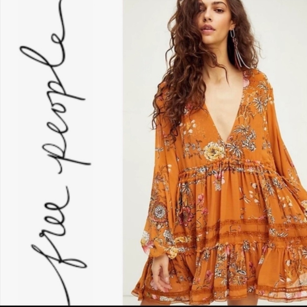Free people babydoll dress size XL